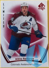 2021-22 SP Authentic Limited Red #16 Mikko Rantanen - Colorado Avalanche